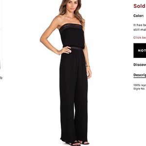 REVOLVE eighty sixty black jumpsuit